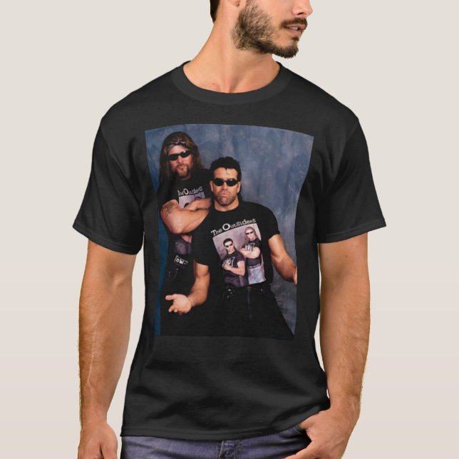 The Outsiders Steve Nash Kevin Nash Wrestling T Sh T-Shirt (Front)