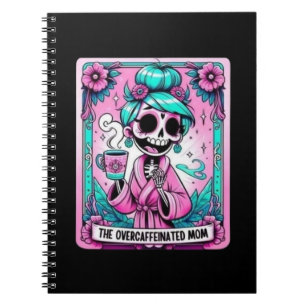 The Overcaffeinated Mum Tarot Card Notebook
