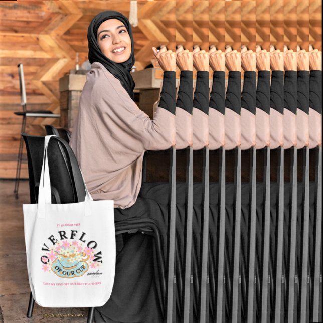 The OVERFLOW Tote designed by Adiela Akoo (OVERFLOW Tote by Poet Adiela Akoo bcoz that's when we give off our best. Love it? GET it!)