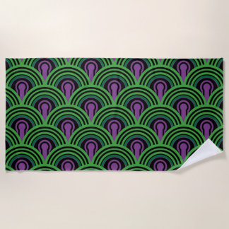 The Overlook hotel Pattern Beach Towel