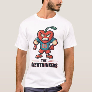 The Overthinkers Angry Cherry Mascot Vintage Sport T-Shirt
