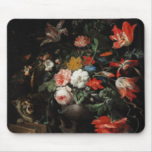 The Overturned Bouquet by Abraham Mignon Mouse Pad