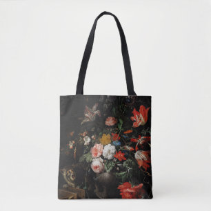 The Overturned Bouquet by Abraham Mignon Tote Bag