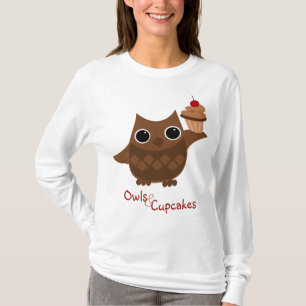 The Owl and the Cupcake T-Shirt
