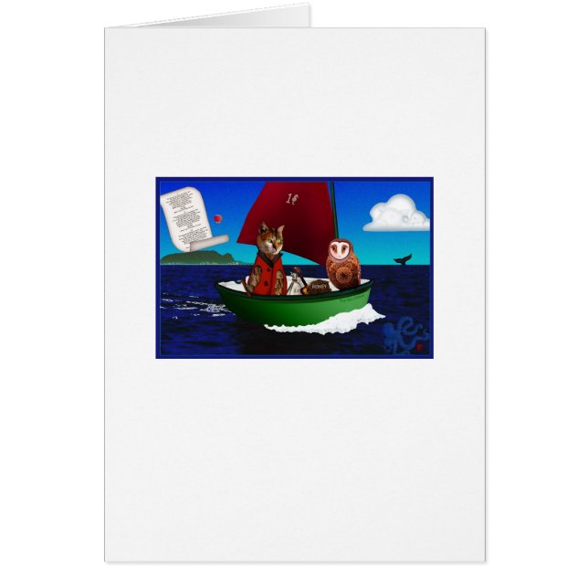 The Owl and the Pussycat Card (Front)