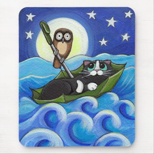 The Owl and the Pussycat Mousepad