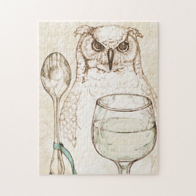 The Owl and the Runcible Spoon Jigsaw Puzzle (Vertical)