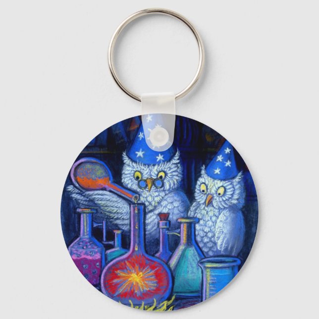 The Owl Chemists Key Ring (Front)