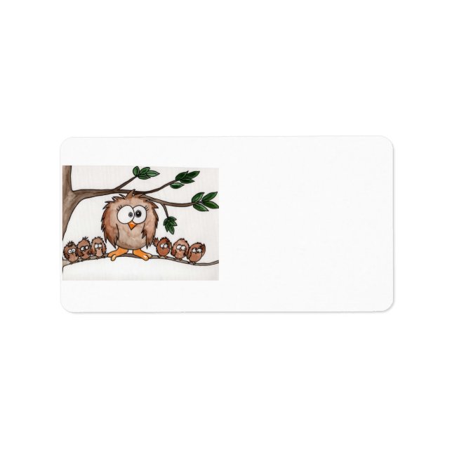 The Owl Family Label (Front)