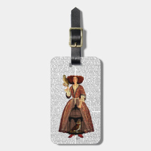 The Owl Lady Luggage Tag