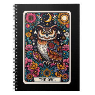 The Owl Spirit Tarot Card Notebook