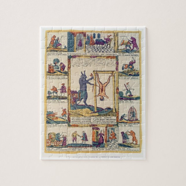 The Ox Prefers to be a Butcher, Russian, late 18th Jigsaw Puzzle (Vertical)