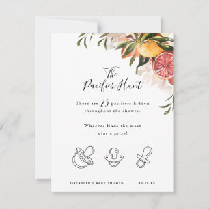 The Pacifier Hunt Baby Shower Game