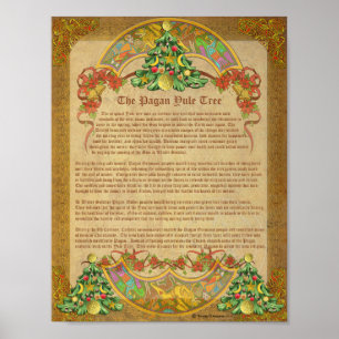 THE PAGAN YULE TREE POSTER