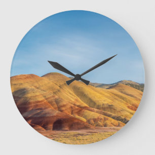 The Painted Hills In The John Day Fossil Beds Large Clock