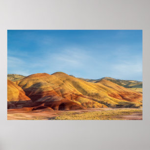 The Painted Hills In The John Day Fossil Beds Poster