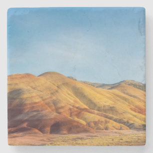 The Painted Hills In The John Day Fossil Beds Stone Coaster