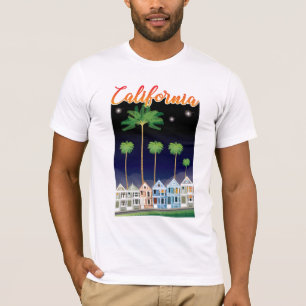 The Painted Ladies at Night   San Francisco T-Shirt