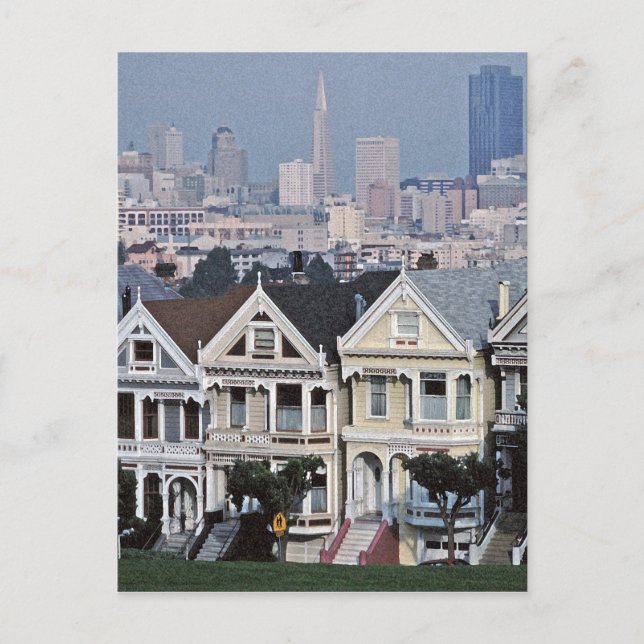 The Painted Ladies San Francisco Postcard (Front)