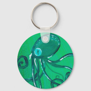 The Painted Octopus Key Ring