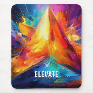 The Painted Pyramid Mouse Pad