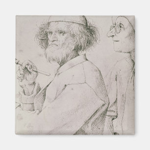 The Painter and the Art Lover Magnet