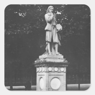 The painter Eustache Le Sueur, 1853 Square Sticker