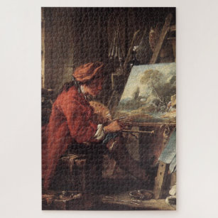 The Painter in His Studio (by François Boucher) Jigsaw Puzzle