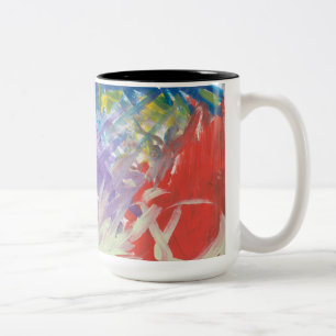 The Painter  Two-Tone Coffee Mug