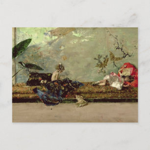 The Painter's Children in the Japanese Salon Postcard