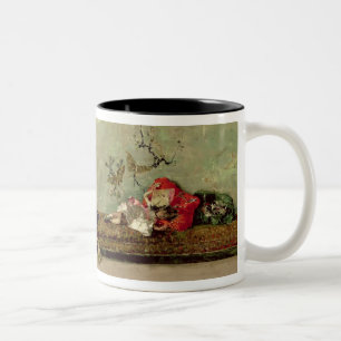 The Painter's Children in the Japanese Salon Two-Tone Coffee Mug