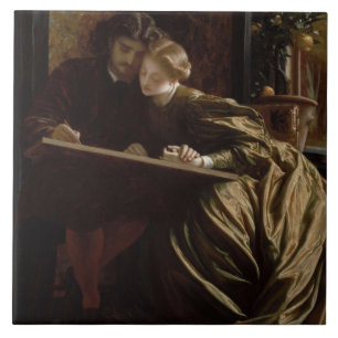 The Painter's Honeymoon (by Frederic Leighton) Ceramic Tile