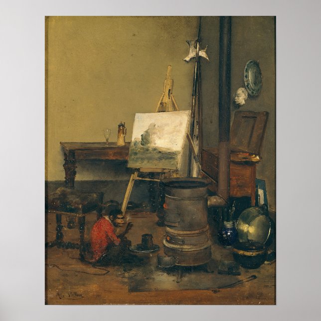 The Painter's Monkey Poster (Front)