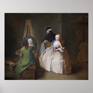 The Painter's Studio Poster
