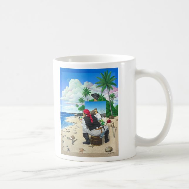 The Painting Pirate Coffee Mug (Right)