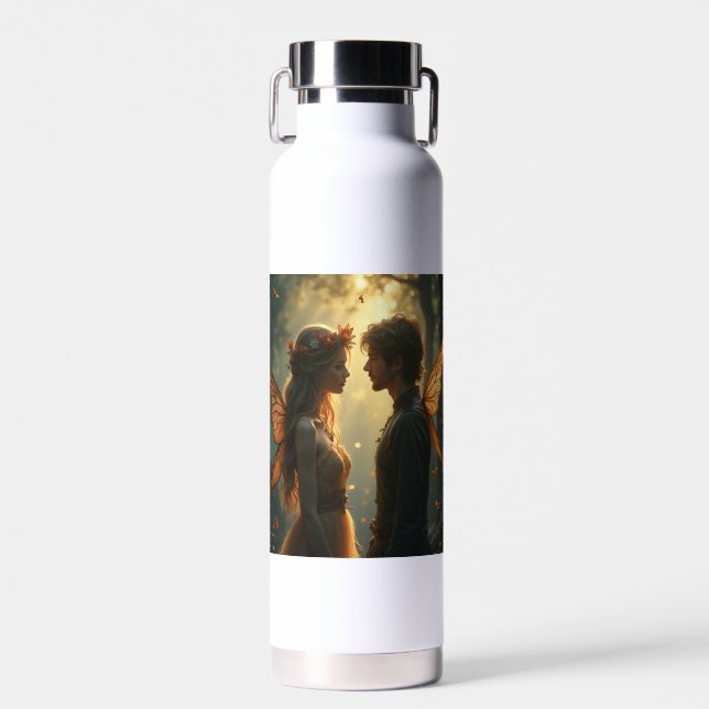 The pair of love fairy Water Bottles (Front)