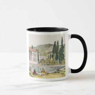 The Palace and Gardens of Ashref, Persia, plate 80 Mug