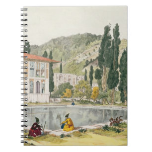 The Palace and Gardens of Ashref, Persia, plate 80 Notebook