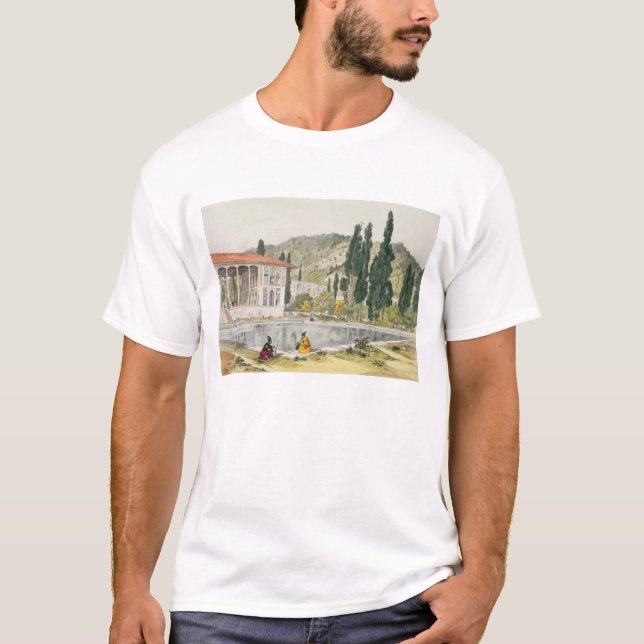 The Palace and Gardens of Ashref, Persia, plate 80 T-Shirt (Front)
