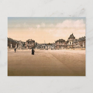 The palace, exterior, Versailles, France classic P Postcard