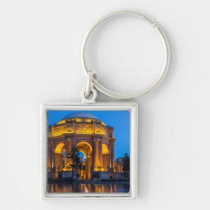 The Palace Of Fine Arts At Dawn Key Ring