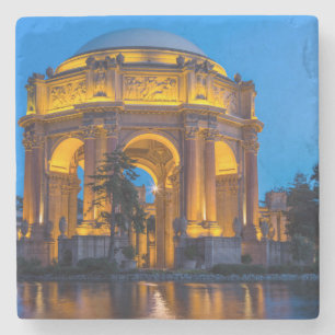 The Palace Of Fine Arts At Dawn Stone Coaster