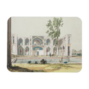 The Palace of Tchar-Bag at Isfahan, Persia, plate Magnet