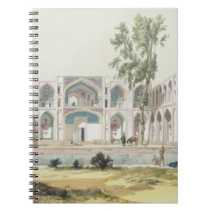 The Palace of Tchar-Bag at Isfahan, Persia, plate Notebook