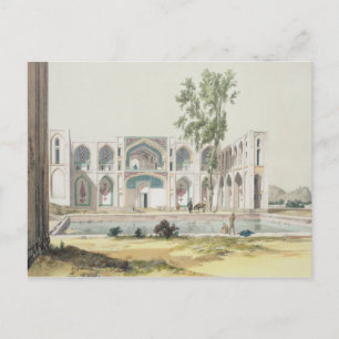 The Palace of Tchar-Bag at Isfahan, Persia, plate Postcard