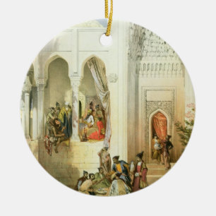 The Palace of the Khan of Baku, Apsheron peninsula Ceramic Tree Decoration