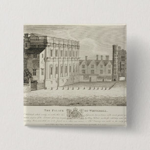 The Palace of Whitehall, from a drawing in the Pep 15 Cm Square Badge