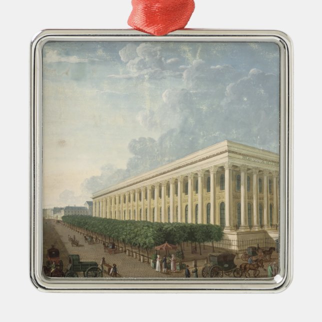 The Palais de la Bourse Metal Tree Decoration (Front)