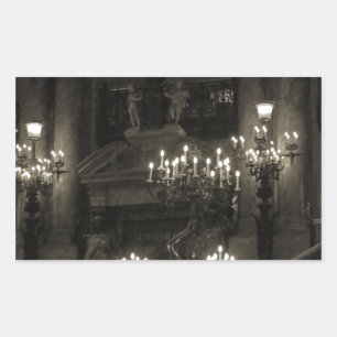 The Palais Garnier Paris France Rectangular Sticker