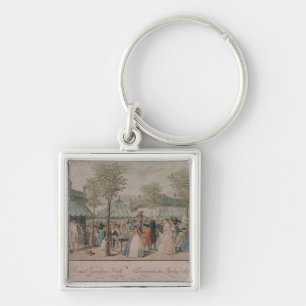 The Palais Royal Garden Walk, 1787 Key Ring